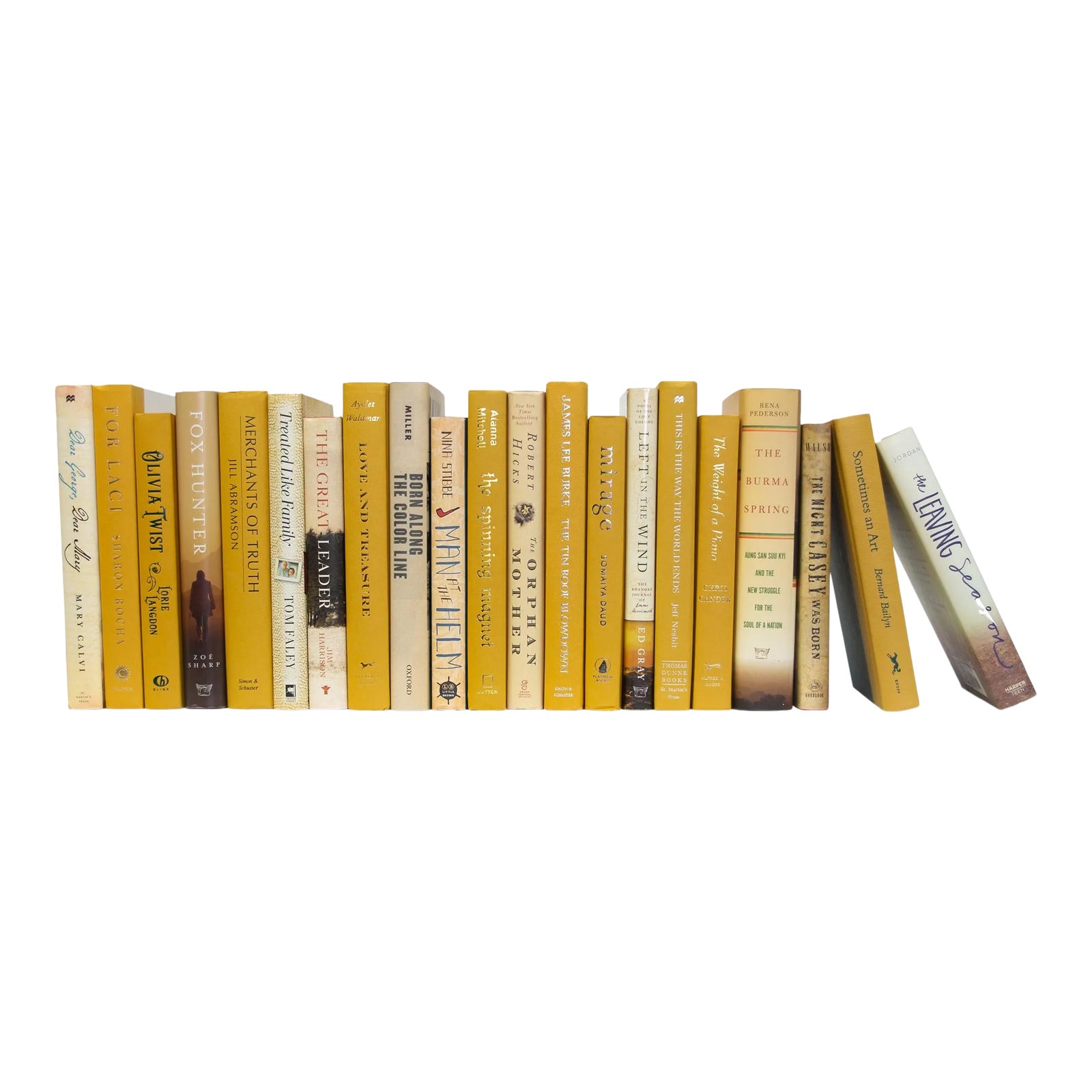Modern Goldenrod Mixed Media Color Books 1 Foot Chairish