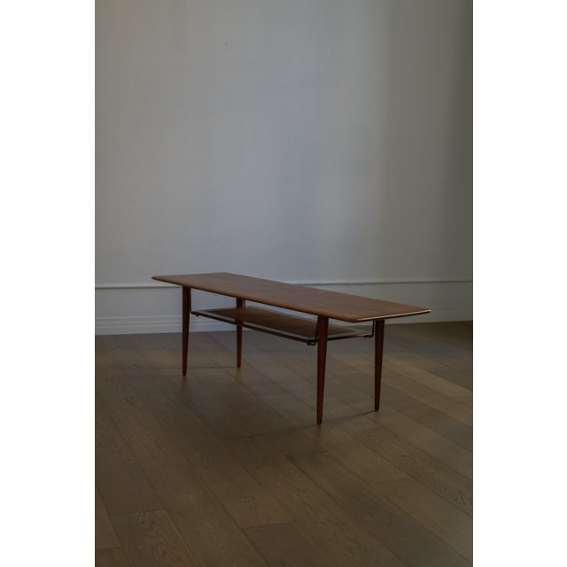 Wood Hvidt & Mølgaard-Neilsen Fd 516 Coffee Table for France & Sons, Denmark For Sale - Image 7 of 10
