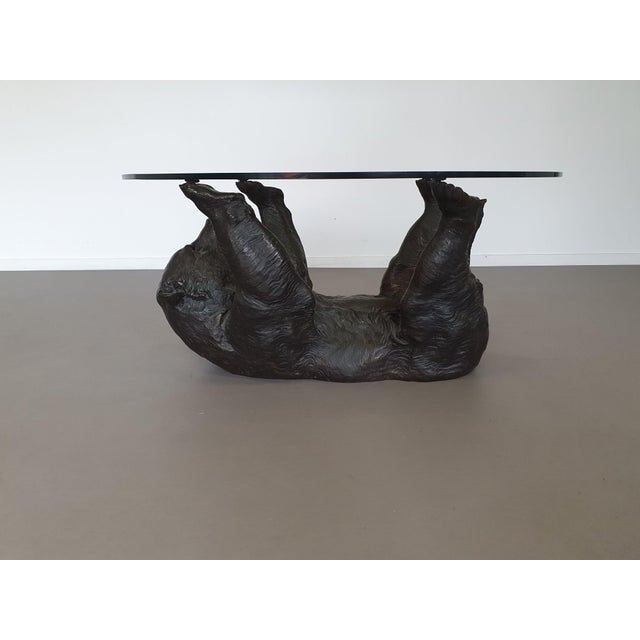 Bear Coffee Table in Bronze For Sale - Image 4 of 18