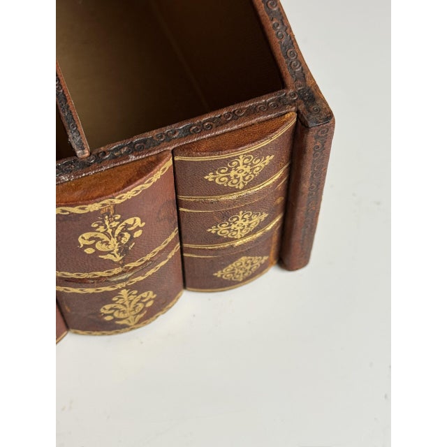Brown Faux Book Box, France, 20th Century For Sale - Image 8 of 15