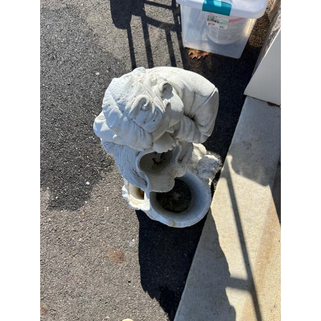 Vintage Garden Statue Planter/Fountain Figure For Sale In Philadelphia - Image 6 of 6