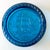 Mid 20th Century Mid-Century Americana Brilliant Blue Glass Clipper Ship Ashtray Catchall For Sale - Image 5 of 5