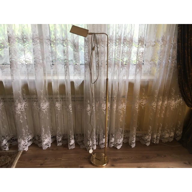 Vintage Brass Floor Lamp, 1970s For Sale - Image 6 of 11