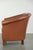 1990s English Cowhide Leather Club Armchair For Sale - Image 5 of 14