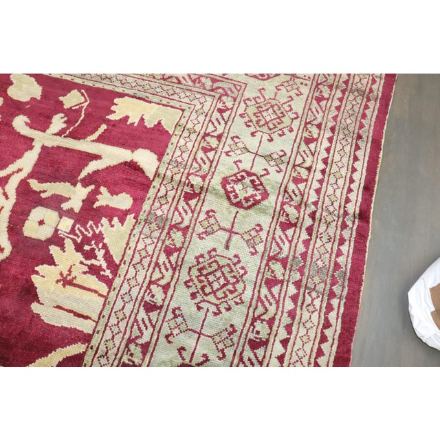 Early 20th Century Zabihi Collection Large Square Turkish Oushak Rug - 16'2" x 16'4" For Sale In New York - Image 6 of 12
