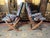 Boat Armchairs and Footrest, Set of 3 For Sale - Image 6 of 13