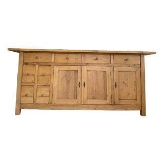 Antique Apothecary Shop Cabinet in Softwood For Sale