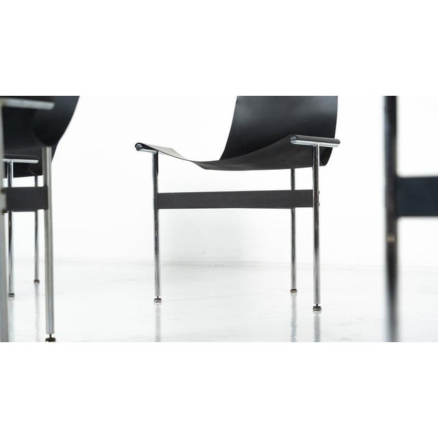 Animal Skin T Chairs attributed to Douglas Kelly, Ross Littell and William Katavolos, 1950s, Set of 6 For Sale - Image 7 of 13