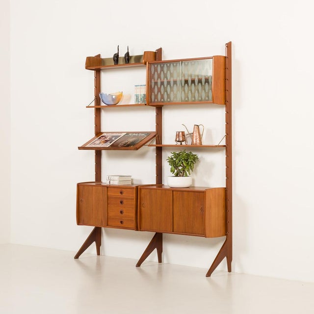 1960s Ergo Freestanding Wall Unit by John Texmon, Norway 1960s For Sale - Image 5 of 18