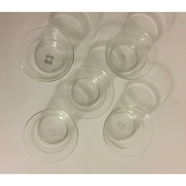 Vintage Glass & Chrome Teacups - Set of 5 For Sale - Image 10 of 13