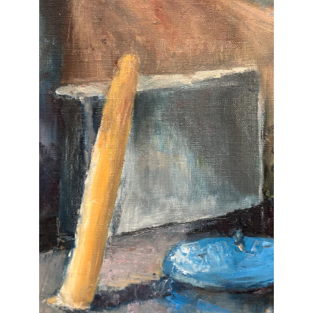 Mid-Century Modern R. Olsson, Still Life, 1950s, Oil on Canvas, Framed For Sale - Image 3 of 18