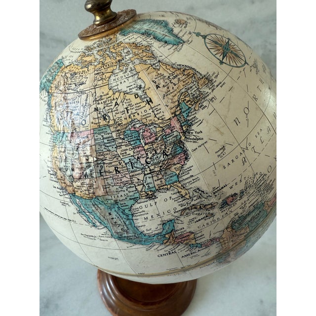1980s VIntage Replogle 9" World Classic Series Globe For Sale - Image 5 of 10
