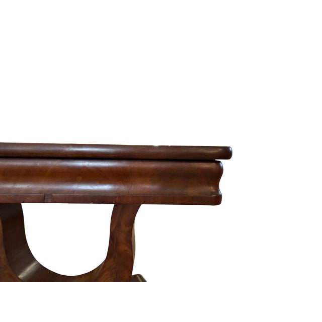 Lexington Regency Style Console Table With Lyre Base in Cherry For Sale - Image 10 of 12