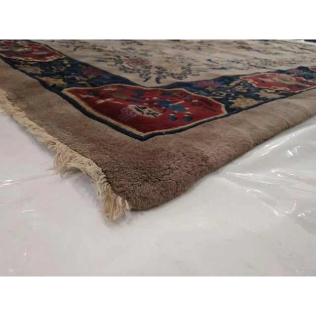 1940s Vintage Chinese Rug-12'2" X 16'6" For Sale - Image 4 of 5