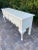 Antique White Large French Country Console Table Blanche For Sale - Image 8 of 10