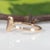 Imperial Topaz Ring With Earth-Mined Diamond Accents in Solid 14k Gold, 9x3.5mm, Size 6.75 For Sale - Image 9 of 9
