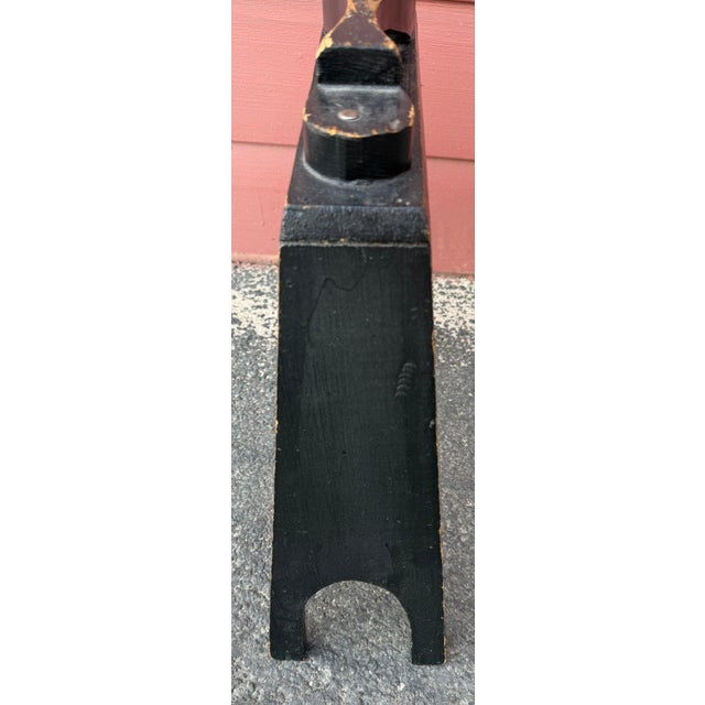1920s Early 20thc Original Painted Shoe Shine Box For Sale - Image 5 of 8