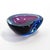 Purple 1960s Italian Murano Style Art Glass Blue & Purple Bowl For Sale - Image 8 of 10