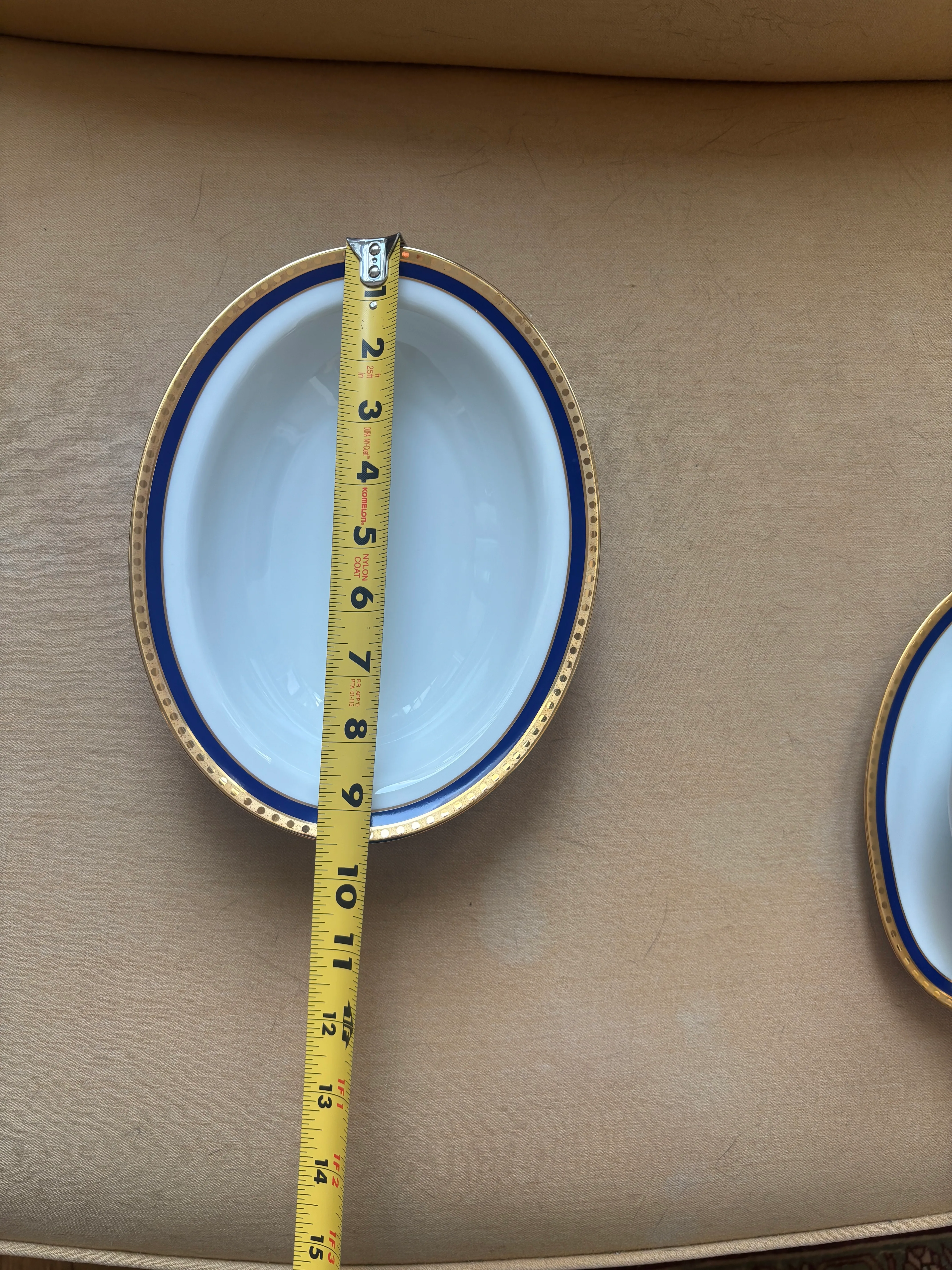 1990s Tiffany & Co. “Blue Band” Fine China – 12-Place Setting With