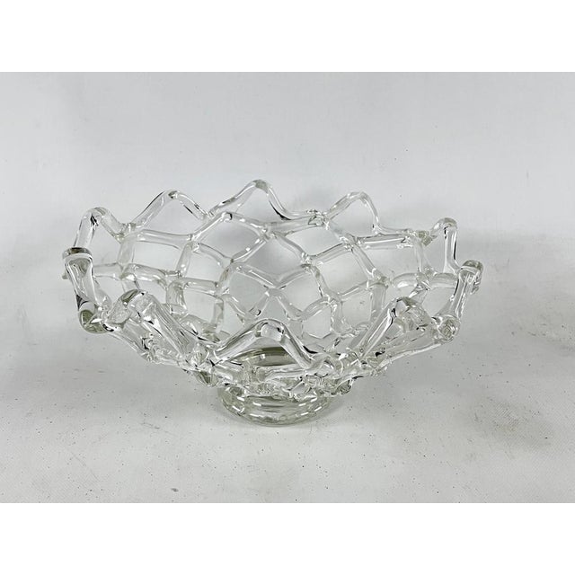 Large Art Deco Murano Glass Centerpiece from Barovier and Toso, Italy, 1940s For Sale - Image 13 of 15