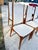 Set of Five Danish Teak Dining Chairs in the Style of Schionning and Elgaard For Sale In Raleigh - Image 6 of 12