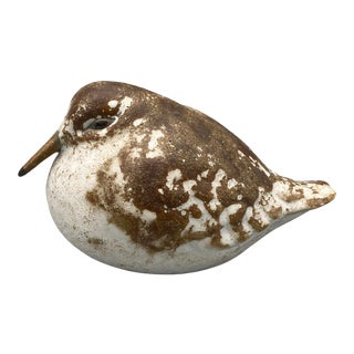 Mid Century Andersen Design Studio Pottery Sandpiper Bird Signed For Sale
