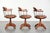 American Vintage Swivel Schuitema Chairs with Cowhide Leather Seat, Set of 3 For Sale - Image 3 of 18