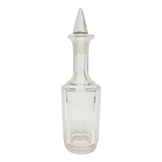 Biedermeier Style Czechoslovakian Olive and Oil Carafe, 1900s For Sale