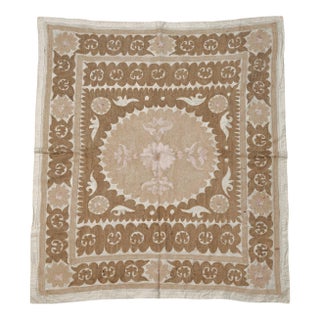 Vintage Tashkent Suzani Wall Hanging Decor For Sale