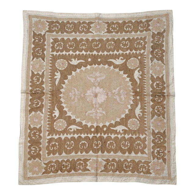 Vintage Tashkent Suzani Wall Hanging Decor For Sale