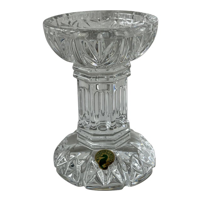 2000s Waterford Crystal "Bethany" Candle Stand Chairish