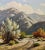 1960s Paul Grimm - Spring in the California Mojave Desert -Oil Painting For Sale - Image 5 of 13