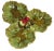 LastChance!1970's Majolica Style California Pottery Serving Plate in Moss Green For Sale - Image 10 of 10