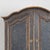 Late 18th Century Swedish Rococo Black Painted Pine Wedding Cabinet For Sale - Image 6 of 18