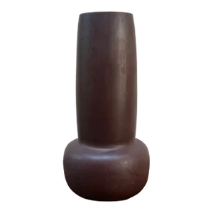 Vintage Brown Ceramic Vase
