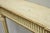 Vintage French Provincial Louis XVI Distress Cream Painted Wall Console Table For Sale In Philadelphia - Image 6 of 15