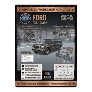 Ford Excursion 2000-2005, Car Repair Manual, Workshop Guide Book For Sale