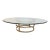 Steel Drum Pedestal Coffee Table For Sale