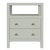 Spritely Home Accent Furniture Nora 21 in. W Rectangular Wood 2 Drawer Nightstand with Open Shelf, Sage Green For Sale - Image 4 of 8