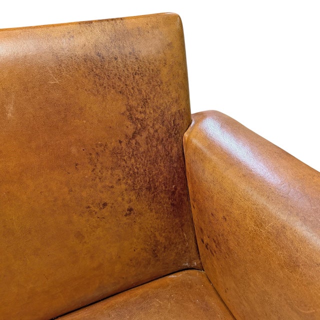 Set of Four Leather Dining Chairs by Bart Van Bekhoven For Sale - Image 13 of 18