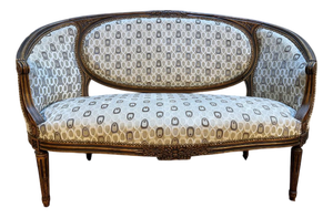 Louis XVI Style Bench in Solid Wood