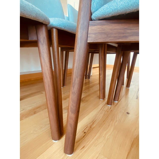 Design Within Reach Set of Six Design Within Reach Modern Gray Dining Chairs For Sale - Image 4 of 16