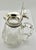 This is an Absolutely Beautiful Antique American Hand Cut Crystal and Sterling Silver Mounted Maple Syrup Pitcher....