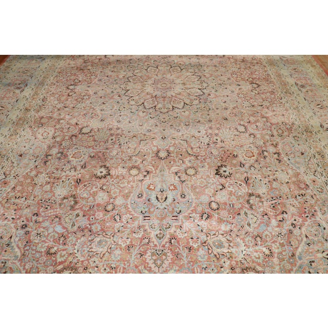 Early 20th Century Antique Zabihi Collection Persian Meshed Carpet - 11'2" x 19' For Sale - Image 5 of 12