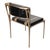 Art Deco "Devonshire" Chair With Bronze and Tailor Made Leather For Sale - Image 3 of 11