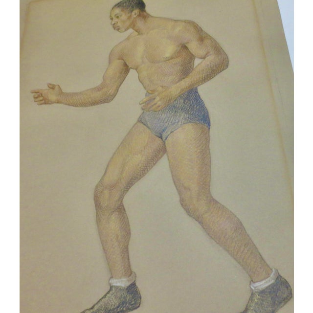 Drawing/Sketching Materials Emily Winthrop Miles Color Drawing Dated 1934 For Sale - Image 7 of 9