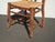 Set of Six Vintage French Country Brown Rush Dining Chairs For Sale - Image 11 of 13
