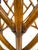 Mid-Century Modern 1960s McGuire Style Rattan Side Table Base With Geometric Lattice Frame For Sale - Image 3 of 10
