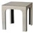 Modern Off- White End Table For Sale