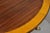 Regency Style Mahogany Round Banded Oval Extension Dining Table W/ Leaf For Sale - Image 4 of 12